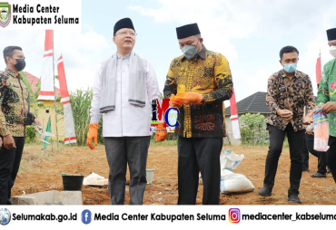 Peletakan Batu Pertama Pembangunan Gedung Dakwah Muhammadiyah Seluma 