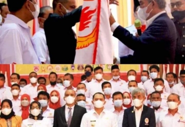 Bupati Labuhanbatu Hadiri Pelantikan KONI
