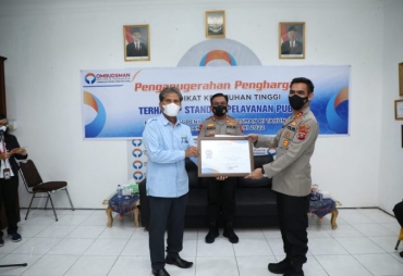 Polres Batubara Raih Nilai Tertinggi Standar Pelayanan Publik Ombudsman RI Sumut
