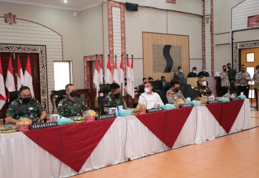 Covid-19 Naik Kapolda Sumut Gelar Rapat Lintas Sektoral Bersama Forkopimda