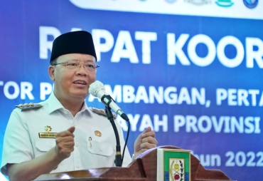 Koordinasi Bersama Gubernur Bengkulu Bahas Konektivitas dan Izin HGU