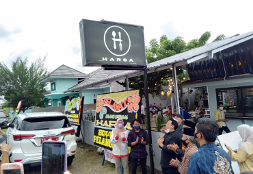 Resmikan Cafe Harsa Dedi Beri Motivasi Untuk Anak Muda Bengkulu