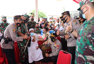 Kapolda Sumut Harapkan Vaksinasi Capai 70% di Bulan Mei