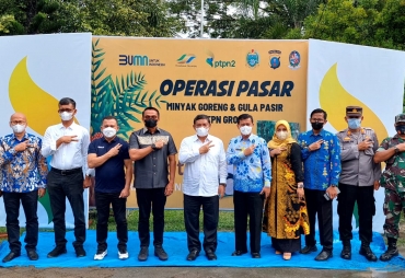 PTPTN 2 Peduli Masyarakat Laksanakan Operasi Pasar di Kecamatan Beringin