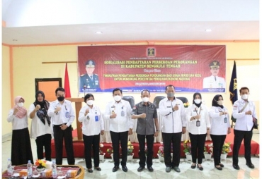 Sosialisasi Pendaftaran Perseroan Perorangan Oleh Kanwil Kementrian Hukum Dan HAM Bengkulu