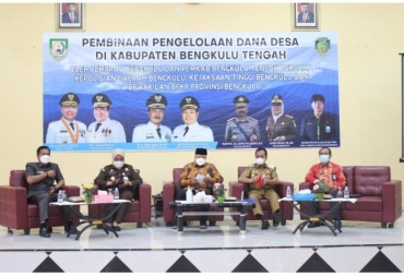 Pembinaan Pengelolaan Dana Desa Oleh Pemprov Kejati Polda Dan BPKP Provinsi Bengkulu