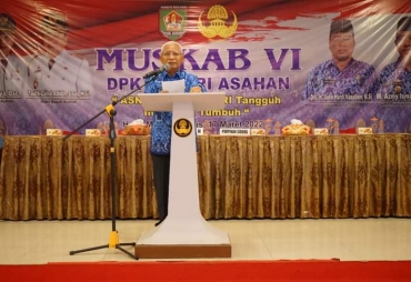 Bupati Asahan Buka Muskab DPK Korpri Asahan Ke-VI