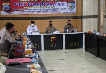 Kompolnas Lakukan Penelitian di Polresta Deli Serdang