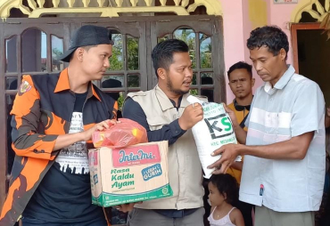 Pemuda Pancasila Nibung Hangus Bersama KSJ Bantu Korban Kebakaran