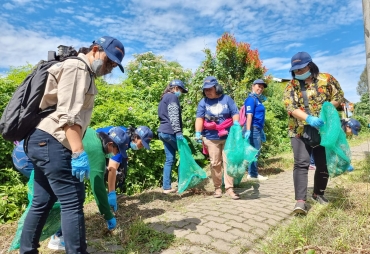 Peringati Hari Air se-Dunia PT Aqua Berastagi Lakukan Aksi Bersih di Gundaling