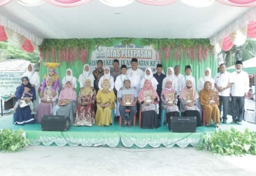 Wabup Asahan Hadiri Pelepasan Siswa MTs Al-Washliyah 63 Punggulan