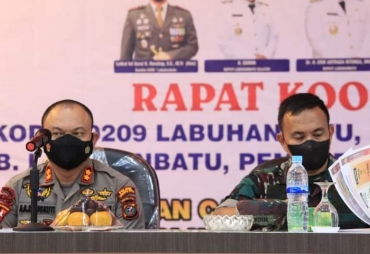 Forkopimda Gelar Rakor Percepatan Vaksinasi Covid-19 Dosis Ke-2