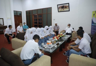 Siswa-siswi SMA Negeri 3 Kisaran Audensi Bersama Wakil Bupati Asahan