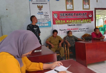 SEKCAM SAM Hadiri Musyawarah Pembubaran Dan Pembentukan Kembali Bumdes Desa Karang Dapo