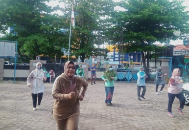 Dinkes Kota Bengkulu Apel dan Senam Jum'at Pagi