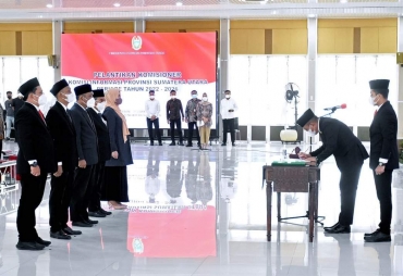 Gubernur Sumut Lantik Anggota Komisi Informasi