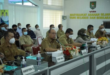 Sekda Terima Kunker Pansus DPRD Provsu di Asahan