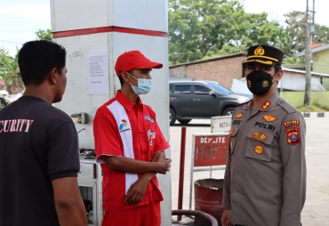 Kapolres Batu Bara Ingatkan Pengusaha SPBU Soal Ketersedian dan Penyimpangan BBM