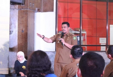 Bobby Nasution Hadiri Kegiatan Pos Bloc