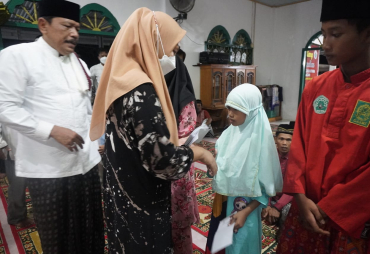 Kegiatan Safari Ramadhan Bupati BU Di Masjid Jamik Al – Huda Desa Karang Tengah 