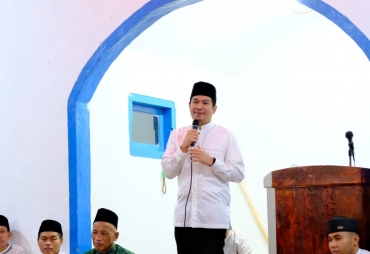  Wabup BU Dan Tim Safari Ramadhan Kunjungi Masjid Al-Muhajirin Desa Air Baus 