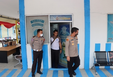 Kapolres Batu Bara Cek Kesiapan Pos Pam Ops Ketupat Toba