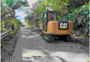 Perbaikan Jalan  Menuju Wisata Pasar Bawah Mulai Di Laksanakan