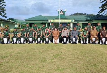 Forkopimda Karo Sambut Kunker Danrem 023/KS Di Kodim 0205/TK 