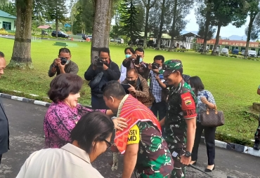 Bupati Karo Sambut Kunker Waster Kasad