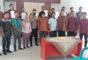 Kecamatan Semidang Alas Gelar Sosialisasi PILKADES Damai