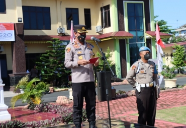Kapolres Batu Bara Pimpin Apel Operasi Patuh Toba 2022