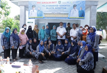 Wabup Asahan Tinjau Pelayanan KB-Serentak Sejuta Akseptor