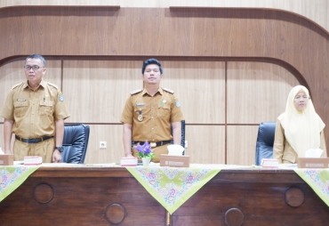 Wabup BU Buka Acara Sosialisasi Penyusunan SOTK dan Pasca Penyederhanaan Struktur OPD ( Foto: MC BU ) 