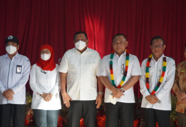 kunjungan Deputi Pemerataan Pembangunan Wilayah dan Penanggulangan Bencana ( Foto : MC BU )