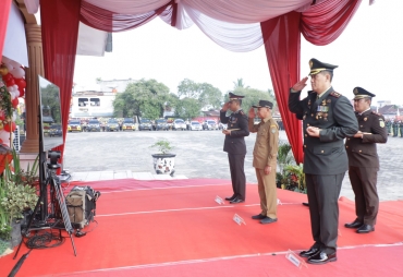 Bupati Asahan Ikuti Upacara Peringatan Hari Bhayangkara