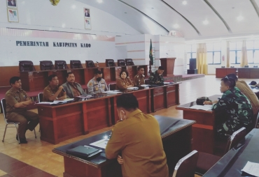 Bupati Karo Pimpin Rakor  Penanggulangan PMK
