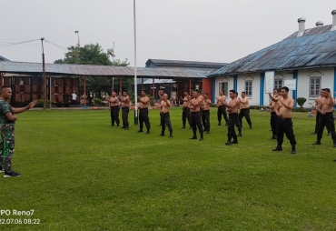 Satuan Pengamanan PTPN III Persero Kebun Sei Silau Gelar Apel dan Latihan Bela Diri