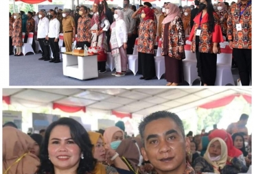 Bupati Karo Hadiri Peringatan Harganas di Medan