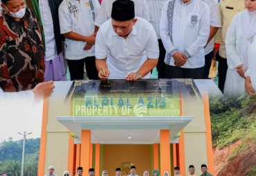 Bupati Labuhanbatu Resmikan Rumah Tahfidz Qur'an Yayasan Elpi Al Azis (Foto : Diskominfo Labuhanbatu)