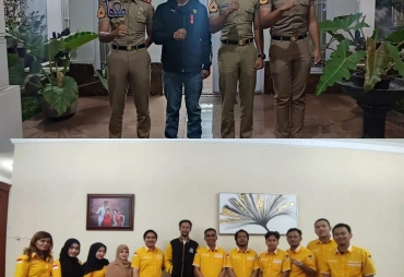 Wabup Sambut Kunjungan Tiga Taruna Asal Karo dan Mahasiswa Beringan Sumut