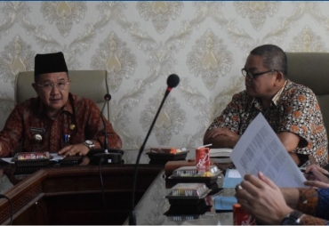 TPAD Kabupaten Rejang Lebong Menggelar Rapat KUA-PPAS Tahun Anggaran 2023 ( foto : MC Rejang Lebong ) 