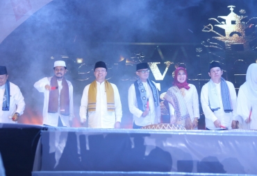 Menparekraf Sandiaga Uno saat hadir pada Pagelaran Seni & Budaya Festival Tabut 2022