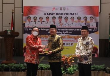 Gubernur Bengkulu Rohidin Mersyah launching aplikasi e-LPPD (Laporan Penyelenggaraan Pemerintah Daerah) Provinsi Bengkulu