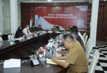 Bupati Asahan Ikuti Rakornas Pengendalian Inflasi Tahun 2022 secara Virtual