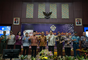 Gubernur Rohidin saat hadir pada Serah Terima Jabatan Kepala Perwakilan BPK Provinsi Bengkulu