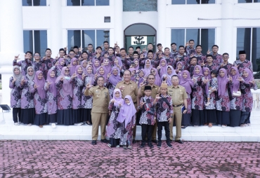 Wabup Asahan Lepas Kafilah Festival Seni Qasidah Tahun 2022