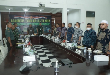 Pemkab Asahan Ikuti Rakornis TMMD ke-115 Secara Virtual