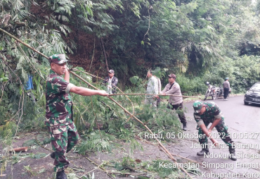Warga Apresiasi Koramil 04/SE dan Polsek Simpang Empat