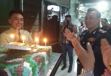Polresta DS Beri Kejutan Kodim 0204 Deli Serdang