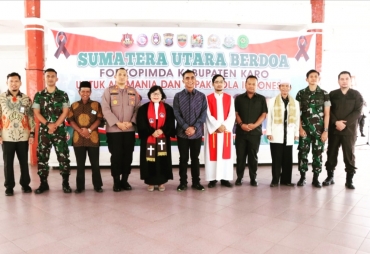 Terkait Peristiwa Kanjuruhan Forkopimda Karo Gelar Acara Doa Bersama